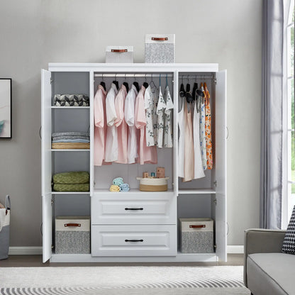 Classic Modern Bedroom Storage Armoire