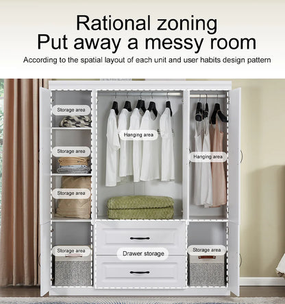 Classic Modern Bedroom Storage Armoire